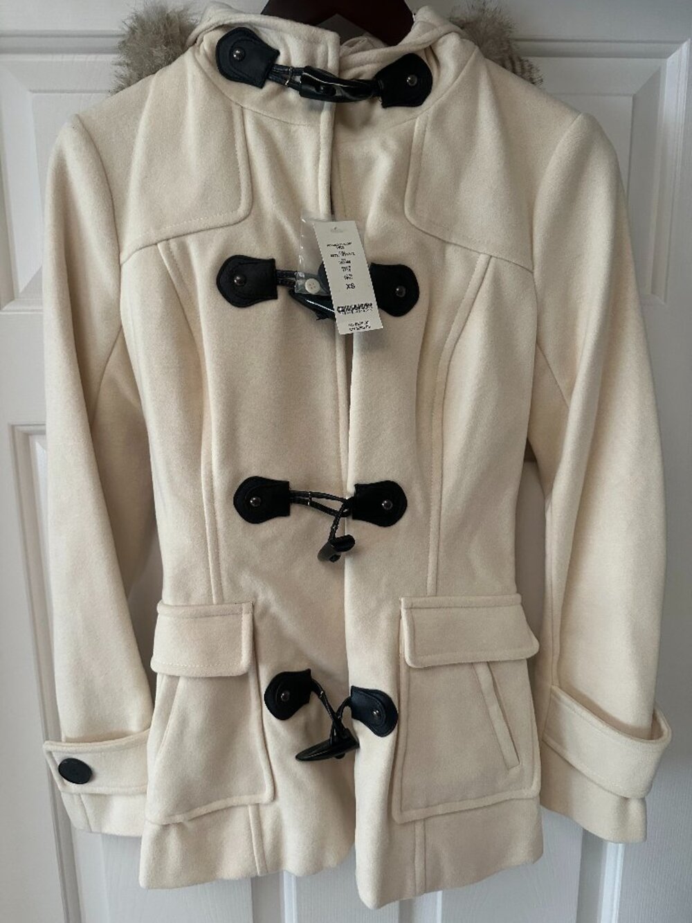 BeBe Hooded Peacoat